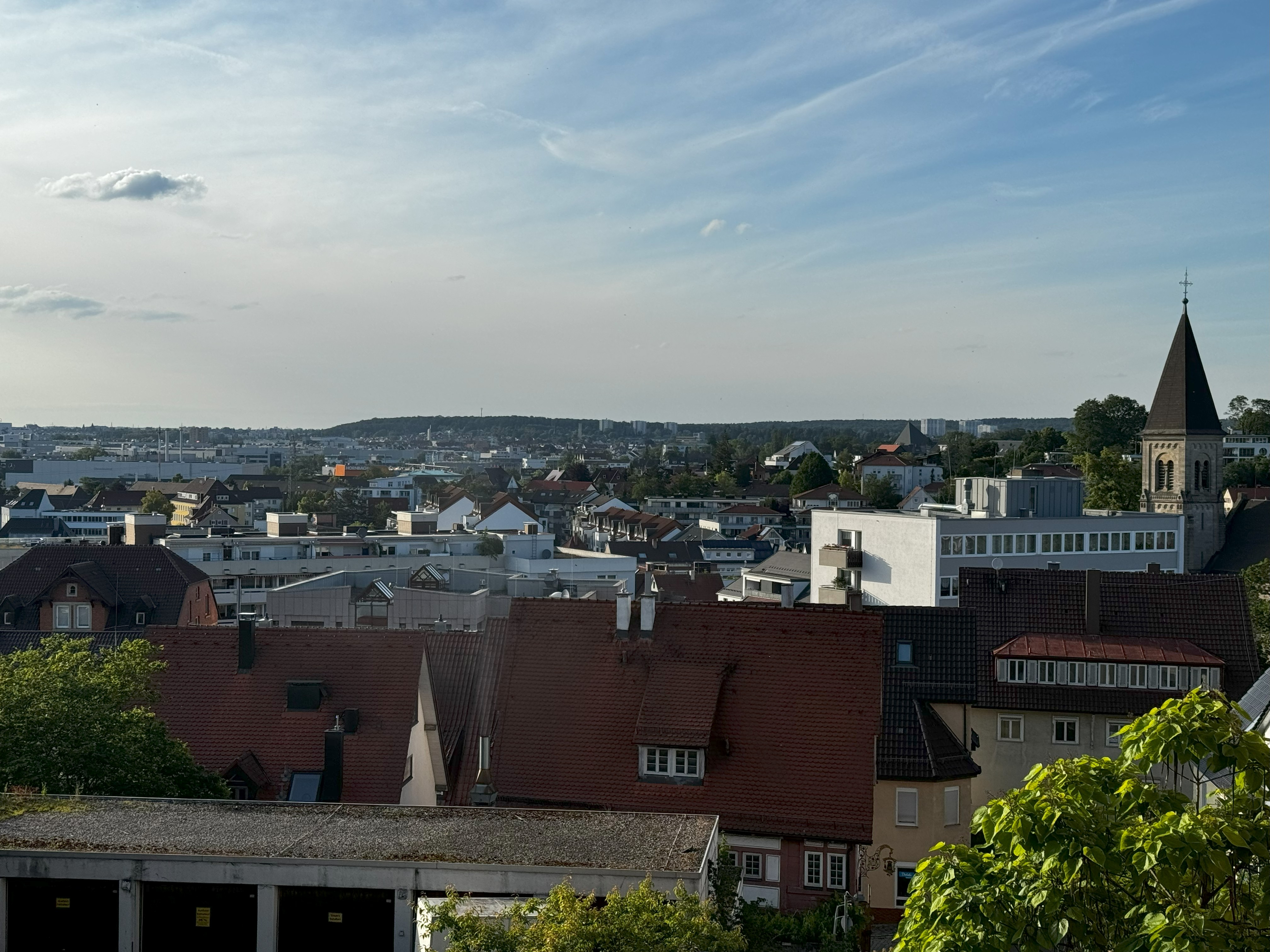 Böblingen - Stadtansicht mit "Kirche on Top"